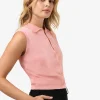 Forcast Collins Collar Knit Top* T-Shirts & Tops|Work Tops