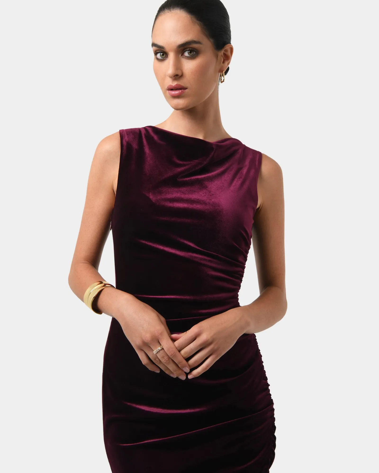 Forcast Cory Drape Midi Dress* Midi Dresses|Midi Dresses