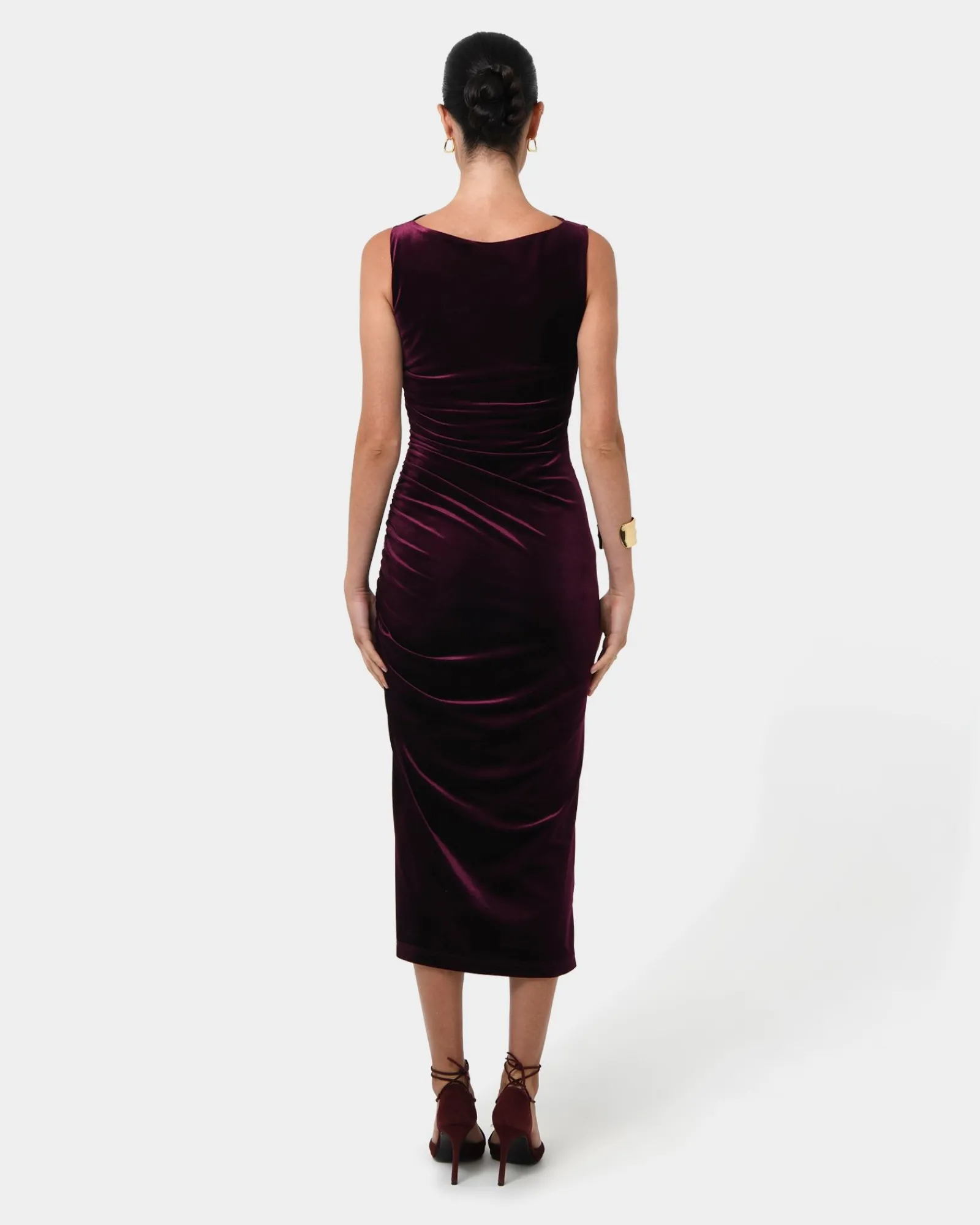 Forcast Cory Drape Midi Dress* Midi Dresses|Midi Dresses