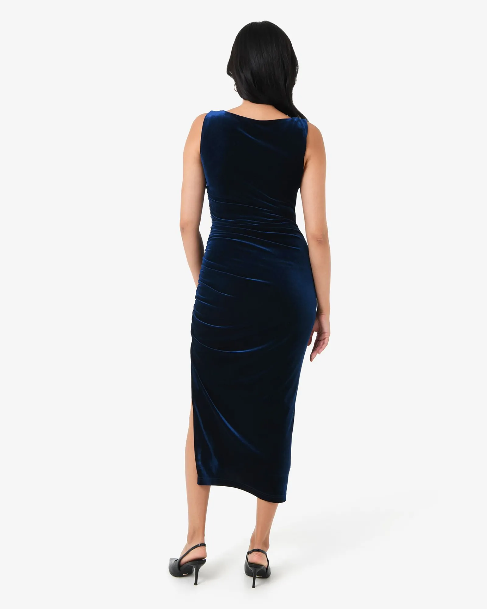 Forcast Cory Drape Midi Dress* Midi Dresses|Midi Dresses