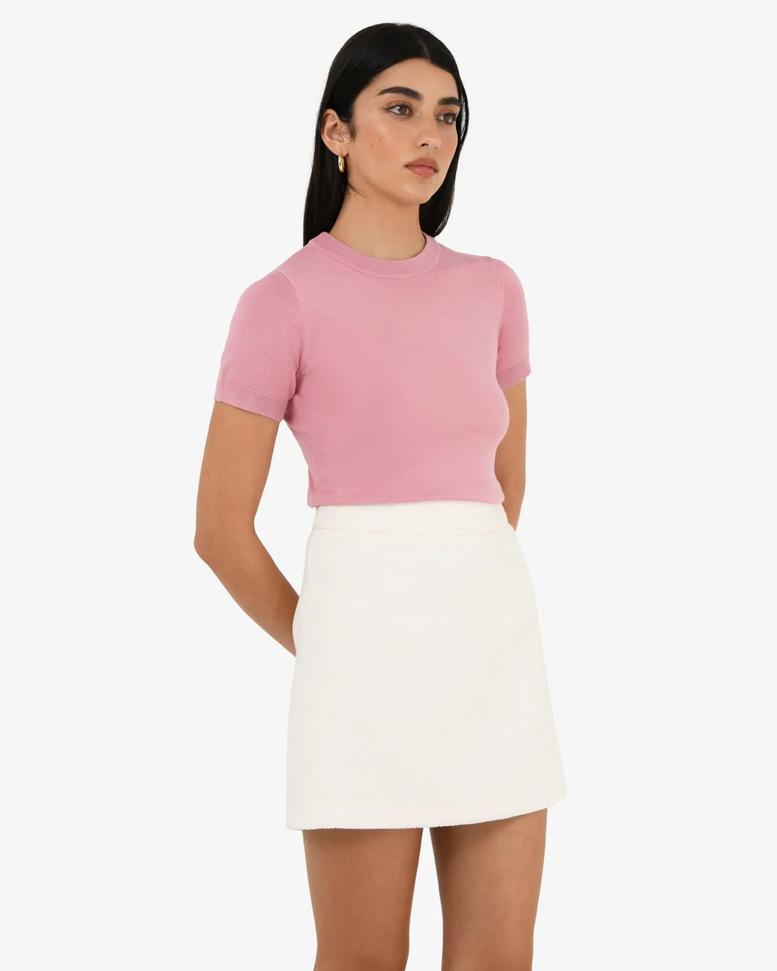 Forcast Cynthia Tweed Mini Skirt* Mini Skirts|Work Skirts