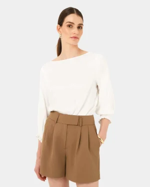 Forcast Cyra Long Sleeve Top* T-Shirts & Tops|Long Sleeve Tops