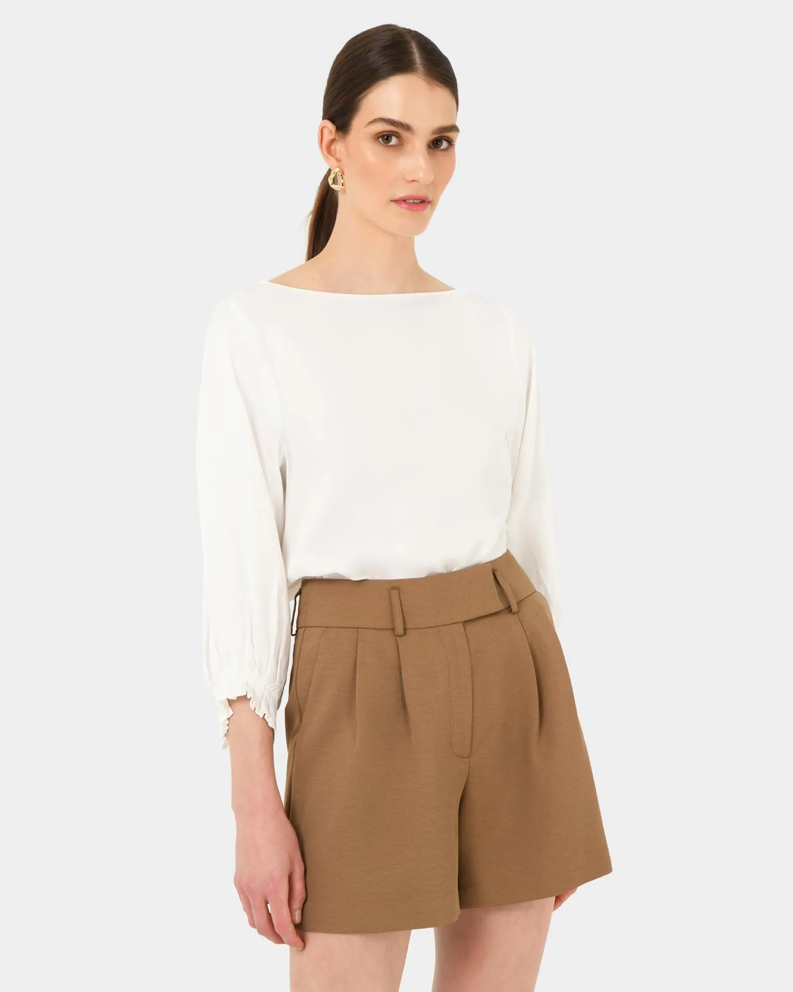 Forcast Cyra Long Sleeve Top* T-Shirts & Tops|Long Sleeve Tops