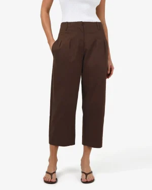 Forcast Dallas Barrel Leg Pants* Cropped Pants|High-Waisted Pants