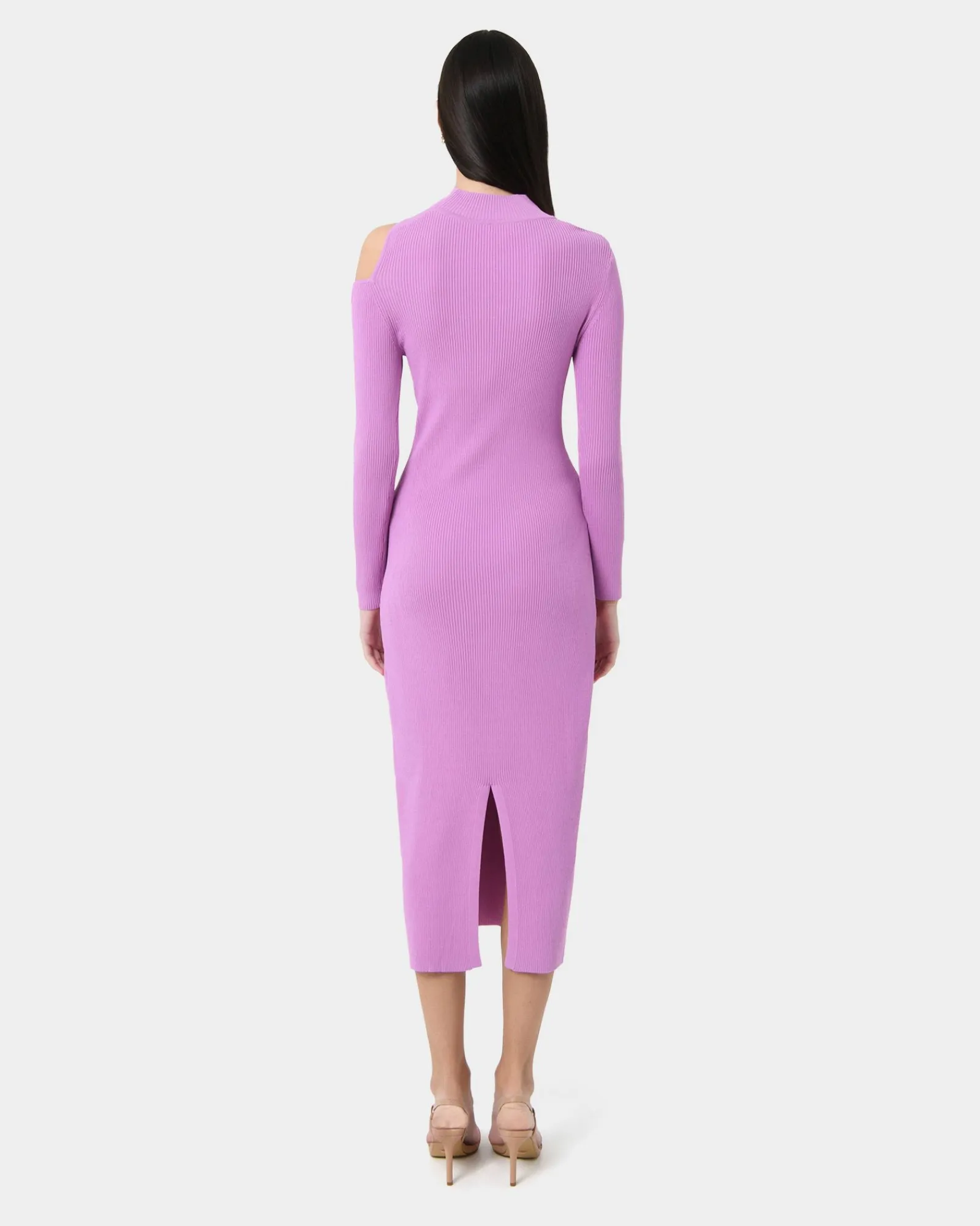 Forcast Destiny Cut Out Knit Dress* Midi Dresses|Midi Dresses