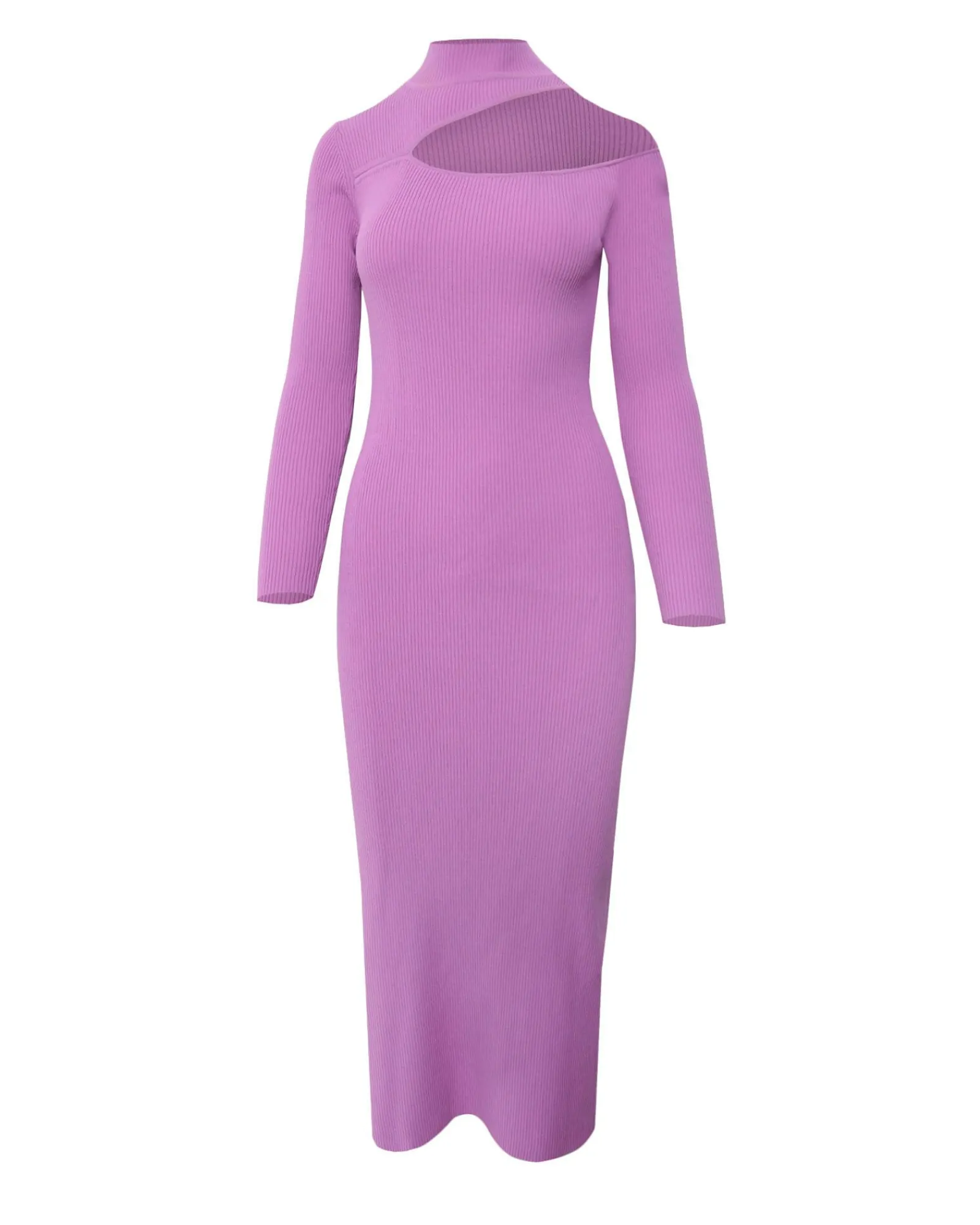 Forcast Destiny Cut Out Knit Dress* Midi Dresses|Midi Dresses