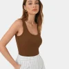 Forcast Devin Ribbed Singlet Top* T-Shirts & Tops|Basic Tops