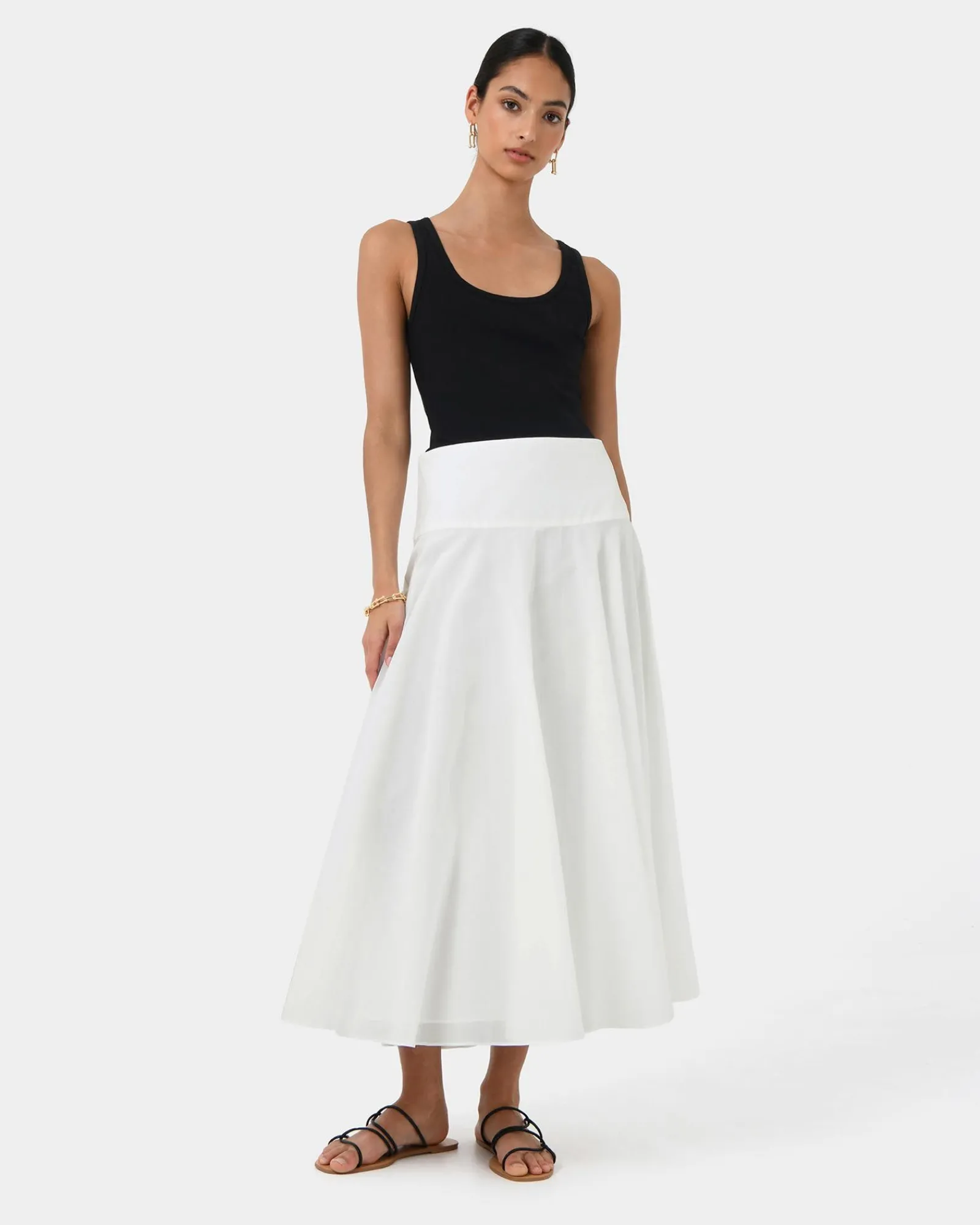 Forcast Devin Ribbed Singlet Top* T-Shirts & Tops|Work Tops