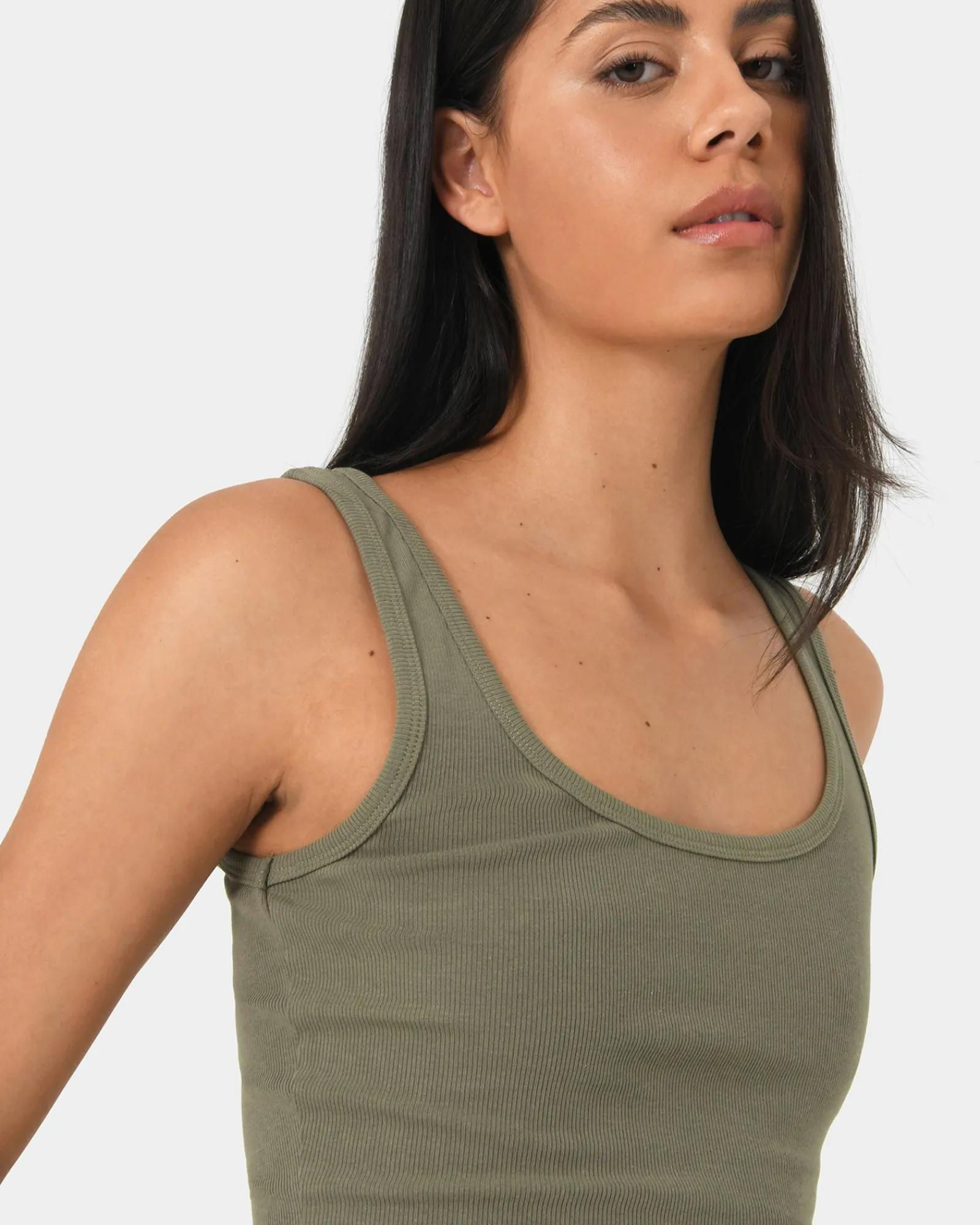 Forcast Devin Ribbed Singlet Top* T-Shirts & Tops|Work Tops