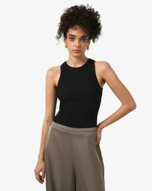 Forcast Devon Cotton Blend Singlet* T-Shirts & Tops|Work Tops