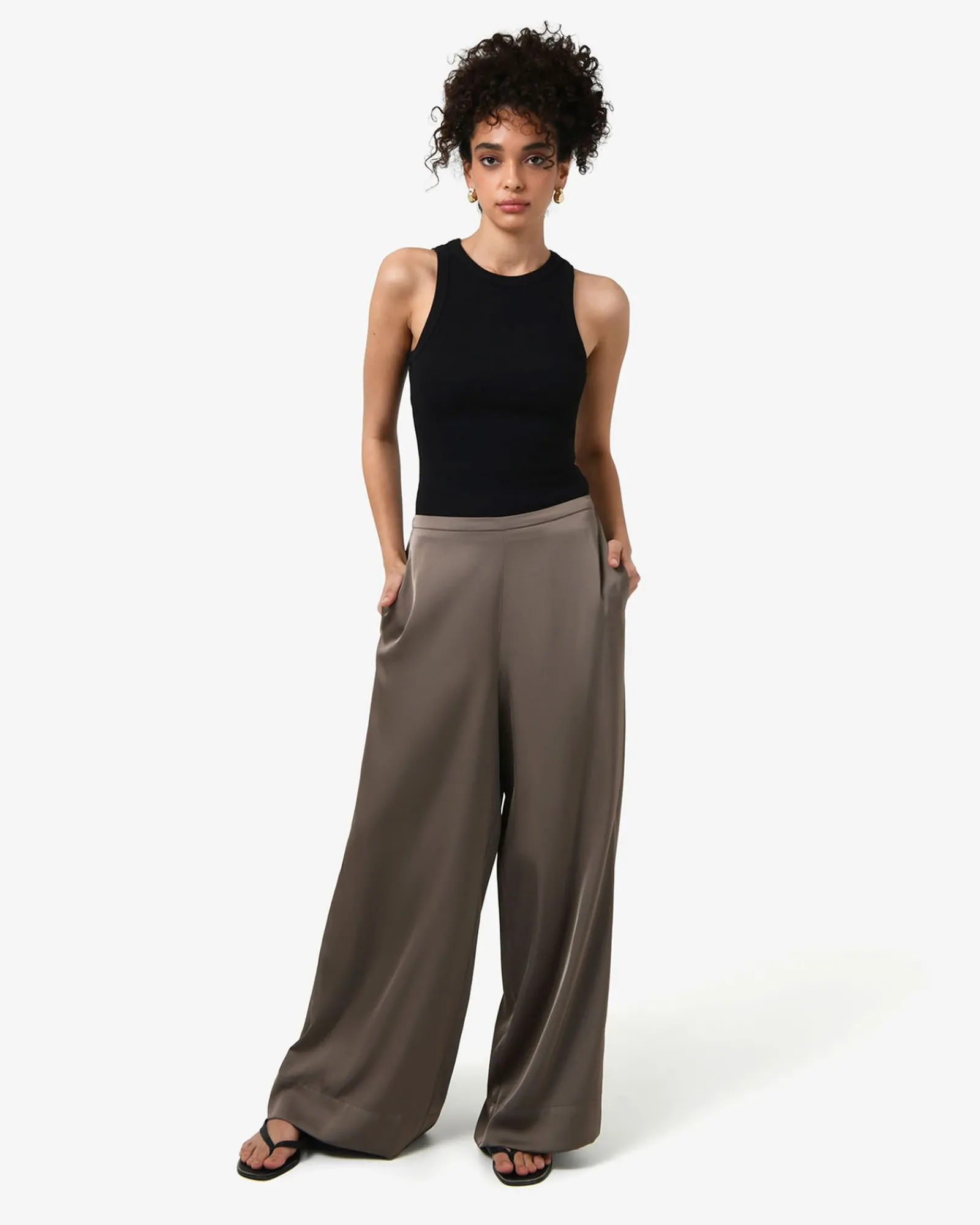 Forcast Devon Cotton Blend Singlet* T-Shirts & Tops|Work Tops