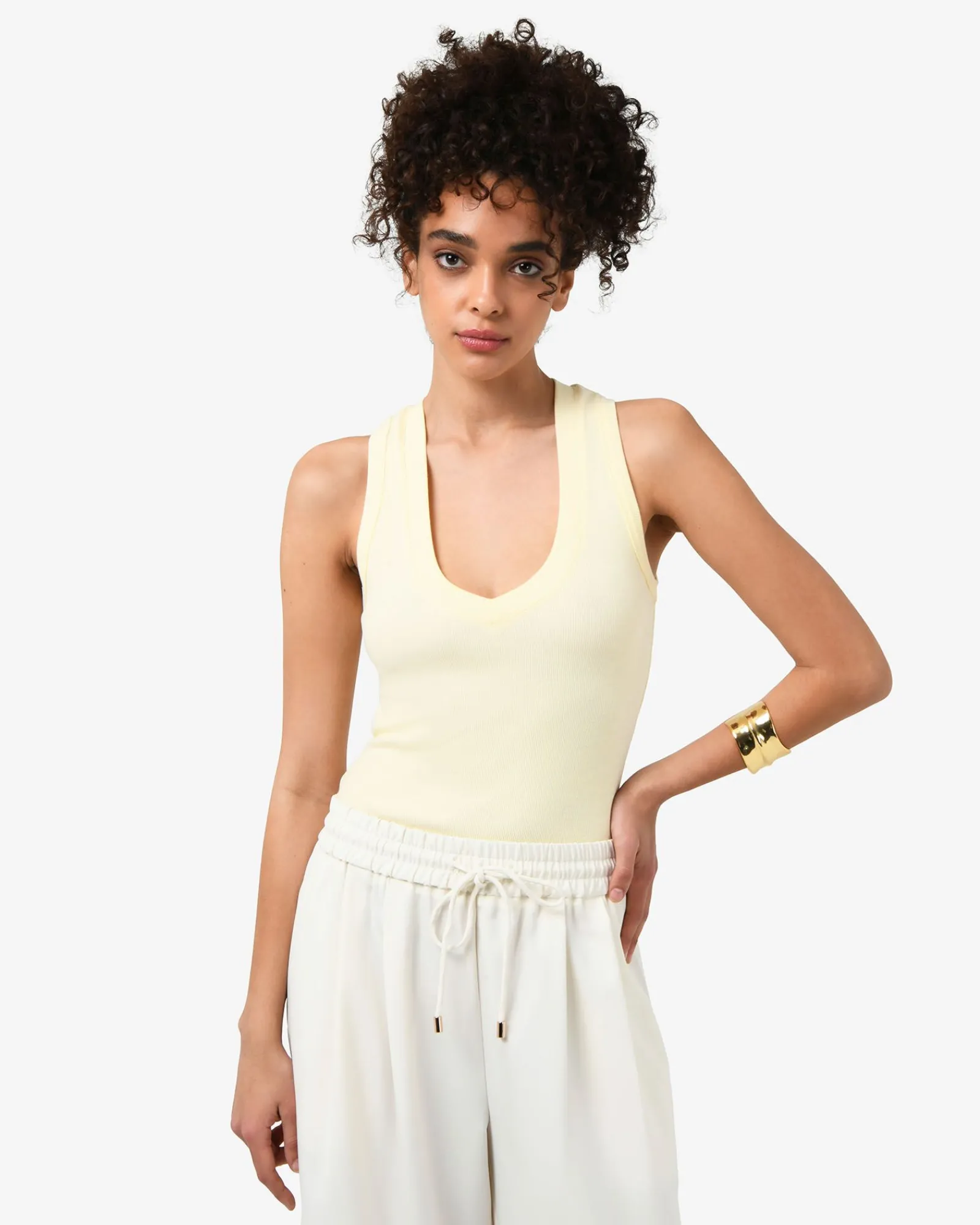 Forcast Devon V-neck Singlet* T-Shirts & Tops|Work Tops