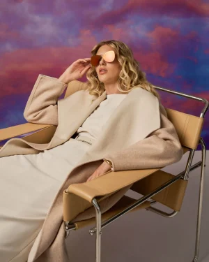 Forcast Diana Wool Blend Cocoon Coat* Coats