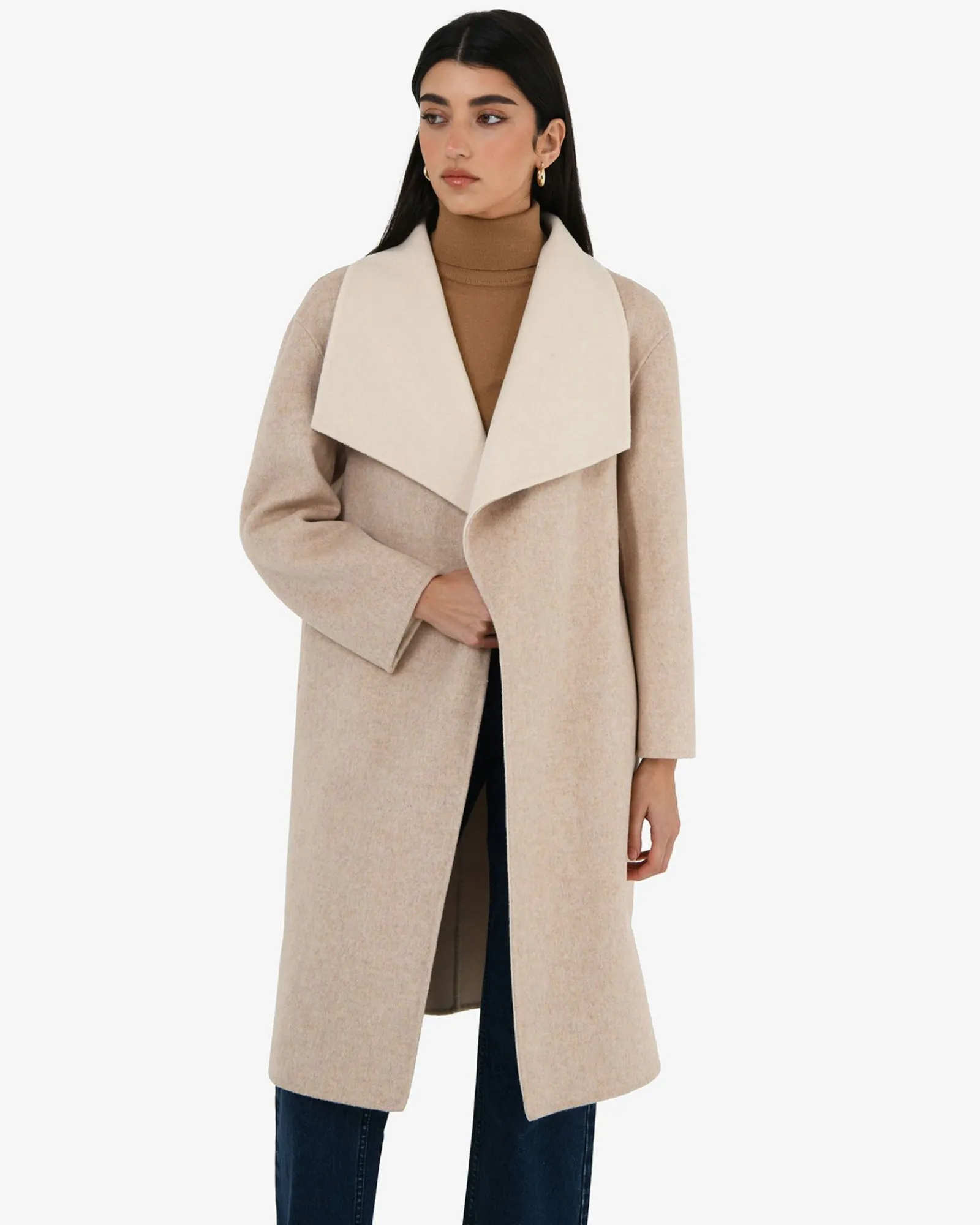 Forcast Diana Wool Blend Cocoon Coat* Coats