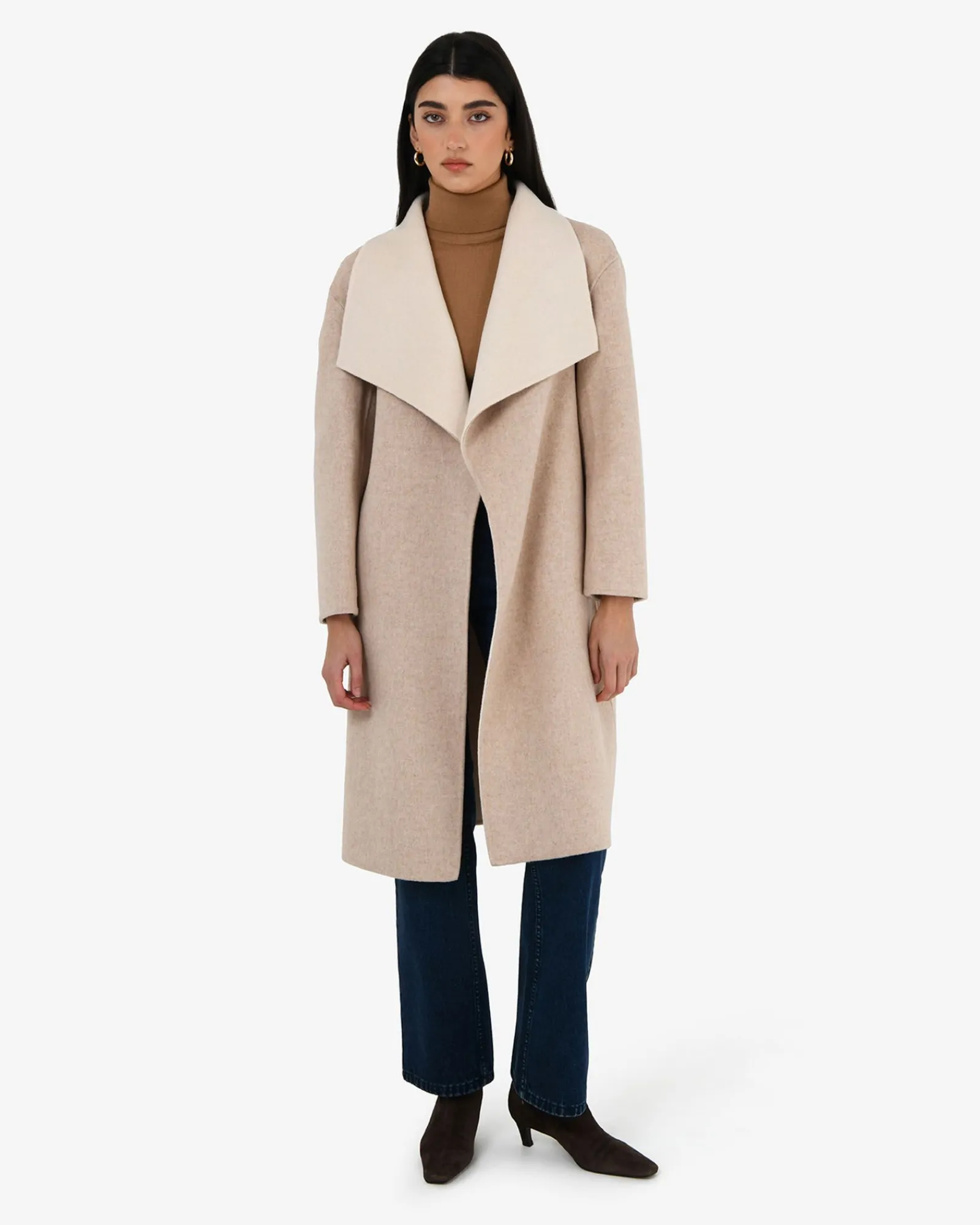 Forcast Diana Wool Blend Cocoon Coat* Coats
