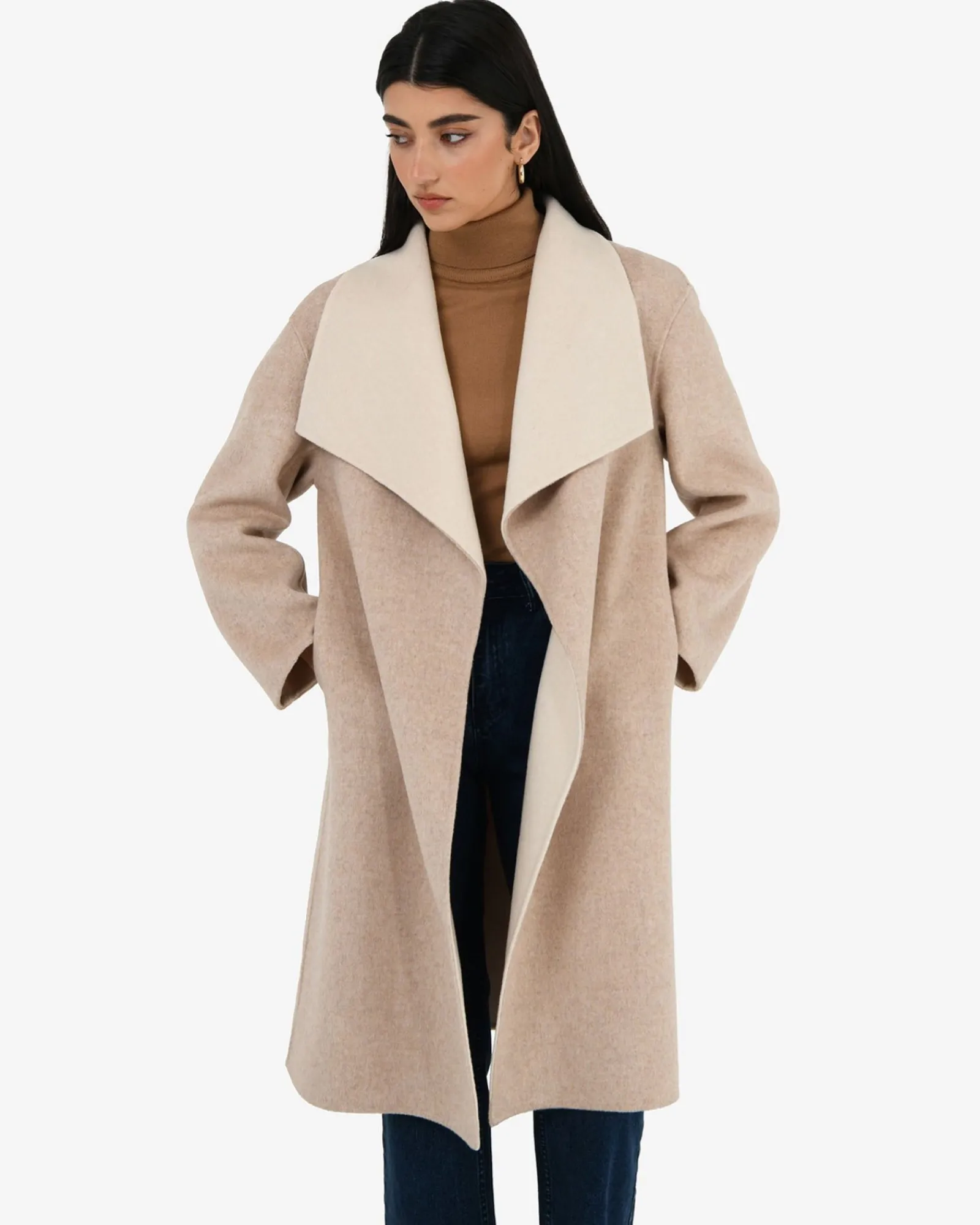 Forcast Diana Wool Blend Cocoon Coat* Coats
