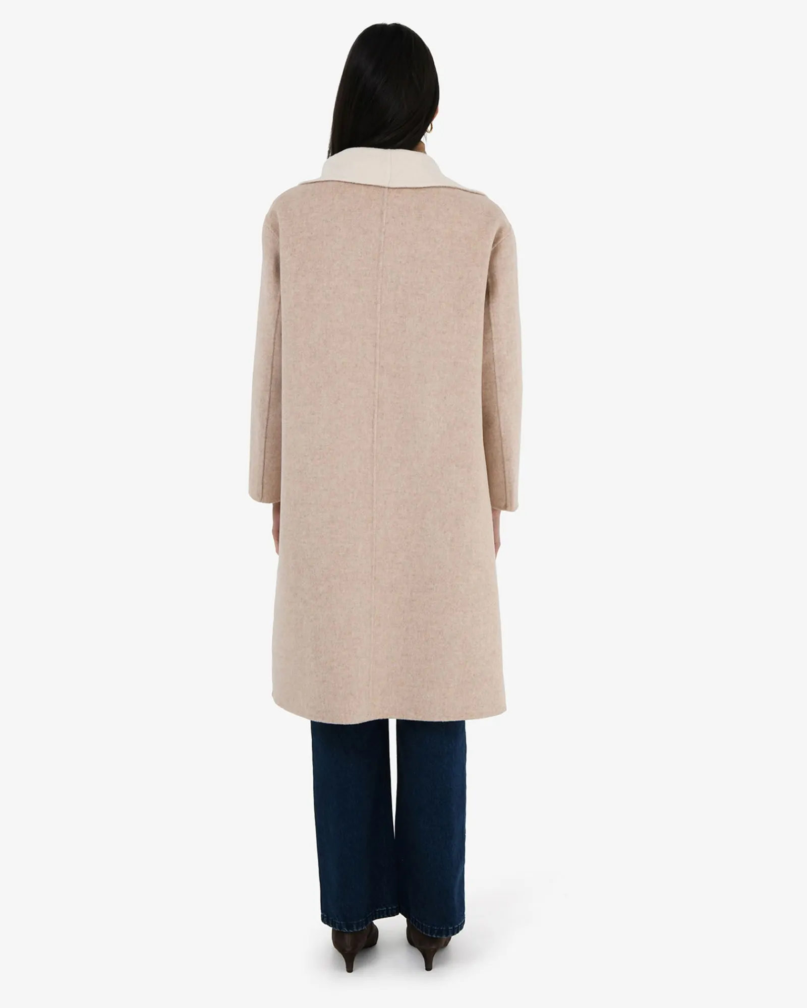 Forcast Diana Wool Blend Cocoon Coat* Coats