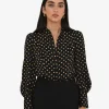 Forcast Dotti Polka Dot Printed Blouse* T-Shirts & Tops|Long Sleeve Tops