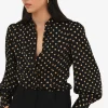Forcast Dotti Polka Dot Printed Blouse* T-Shirts & Tops|Long Sleeve Tops
