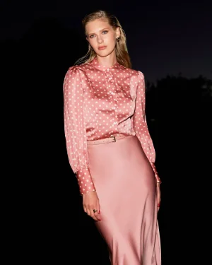 Forcast Dotti Polka Dot Printed Blouse* Long Sleeve Tops|Shirts & Blouses