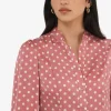 Forcast Dotti Polka Dot Printed Blouse* Long Sleeve Tops|Shirts & Blouses