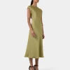 Forcast Dulce Satin Midi Dress* Midi Dresses|Midi Dresses