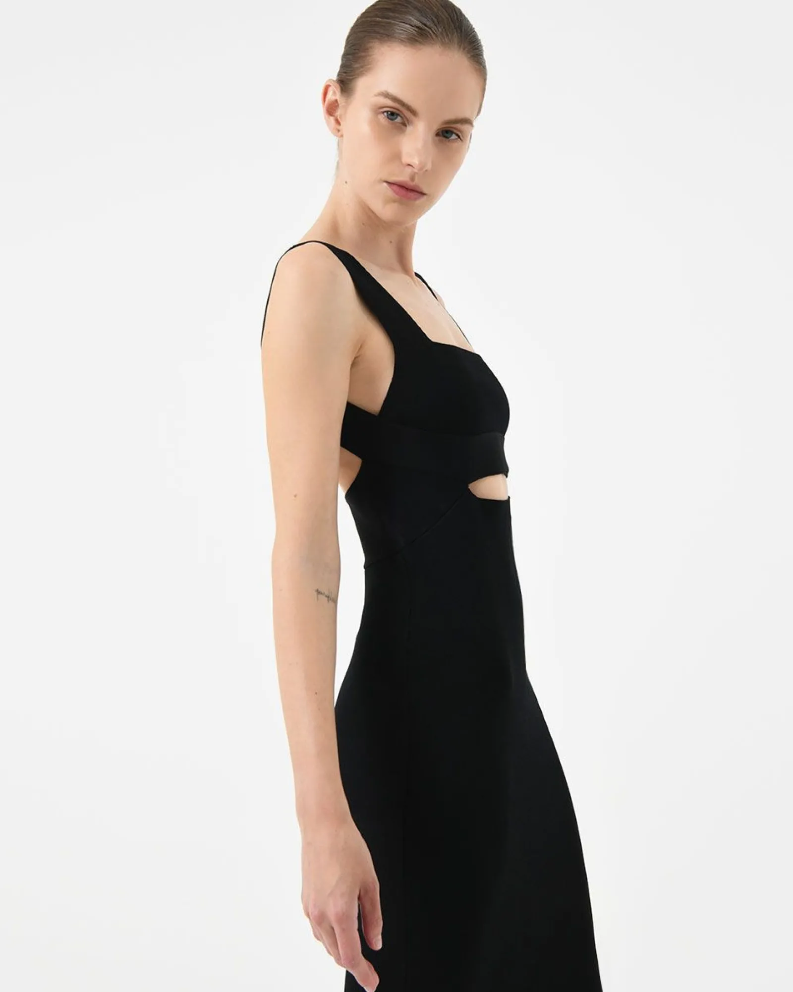 Forcast Elia Cutout Knit Dress* Midi Dresses|Midi Dresses