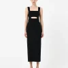Forcast Elia Cutout Knit Dress* Midi Dresses|Midi Dresses