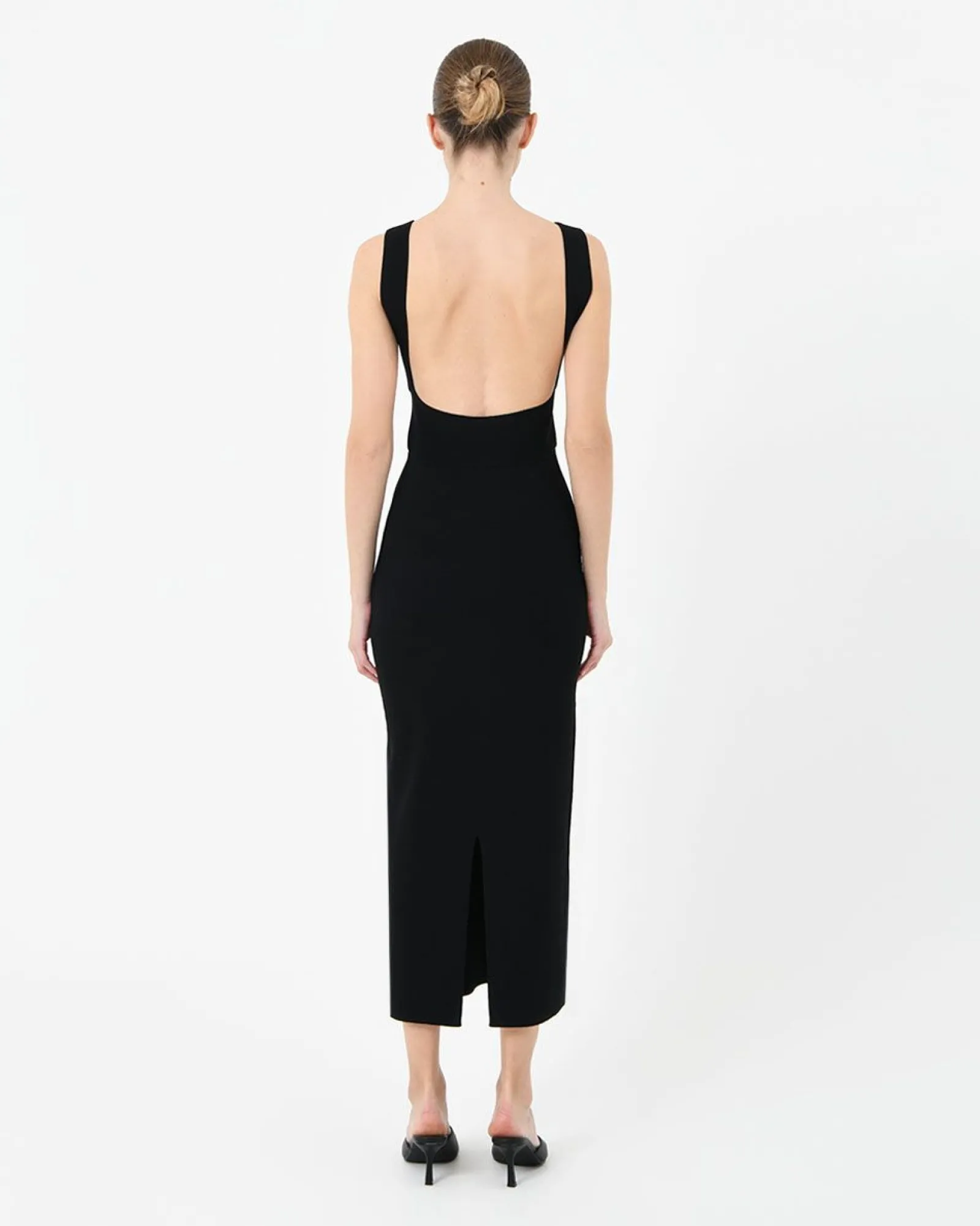 Forcast Elia Cutout Knit Dress* Midi Dresses|Midi Dresses