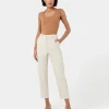 Forcast Elka Straight Leg Pants* High-Waisted Pants|Straight Leg Pants