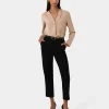 Forcast Elka Straight Leg Pants* High-Waisted Pants|Straight Leg Pants