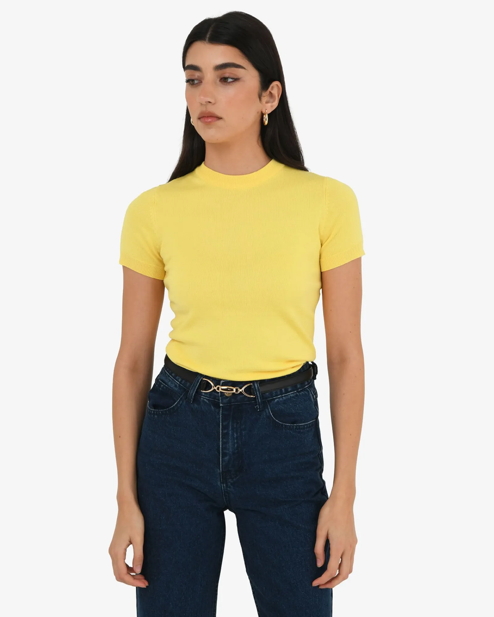 Forcast Emeri Leather Adjustable Belt* Belts