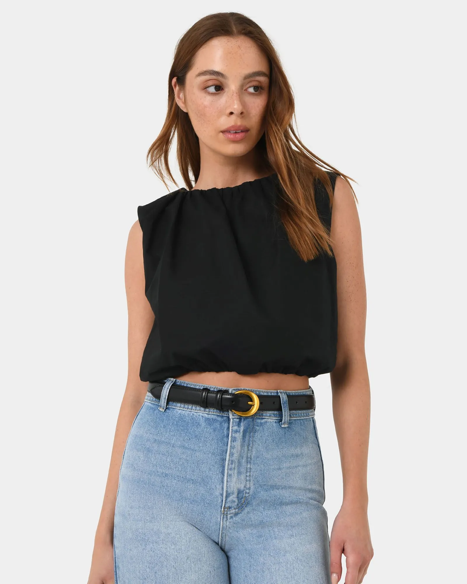 Forcast Ericka Leather Belt* Belts