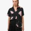 Forcast Felicia Floral Satin Shirt* T-Shirts & Tops|Shirts & Blouses