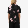 Forcast Felicia Floral Satin Shirt* T-Shirts & Tops|Shirts & Blouses