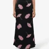 Forcast Felicia Floral Satin Skirt* Midi & Maxi Skirts|Work Skirts
