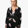 Forcast Felicia Floral Twist Dress* Midi Dresses|Midi Dresses