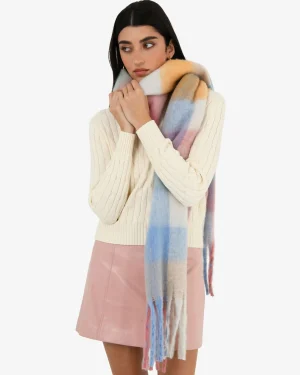 Forcast Finnley Checked Scarf* Scarves