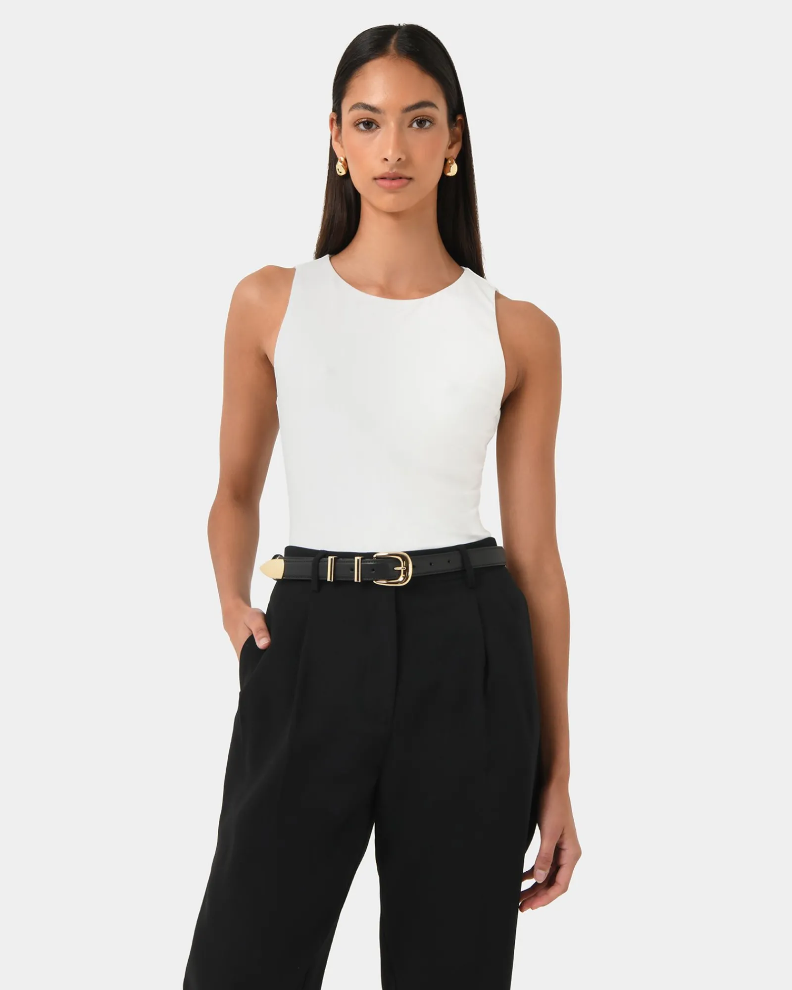 Forcast Finnley Leather Belt* Belts