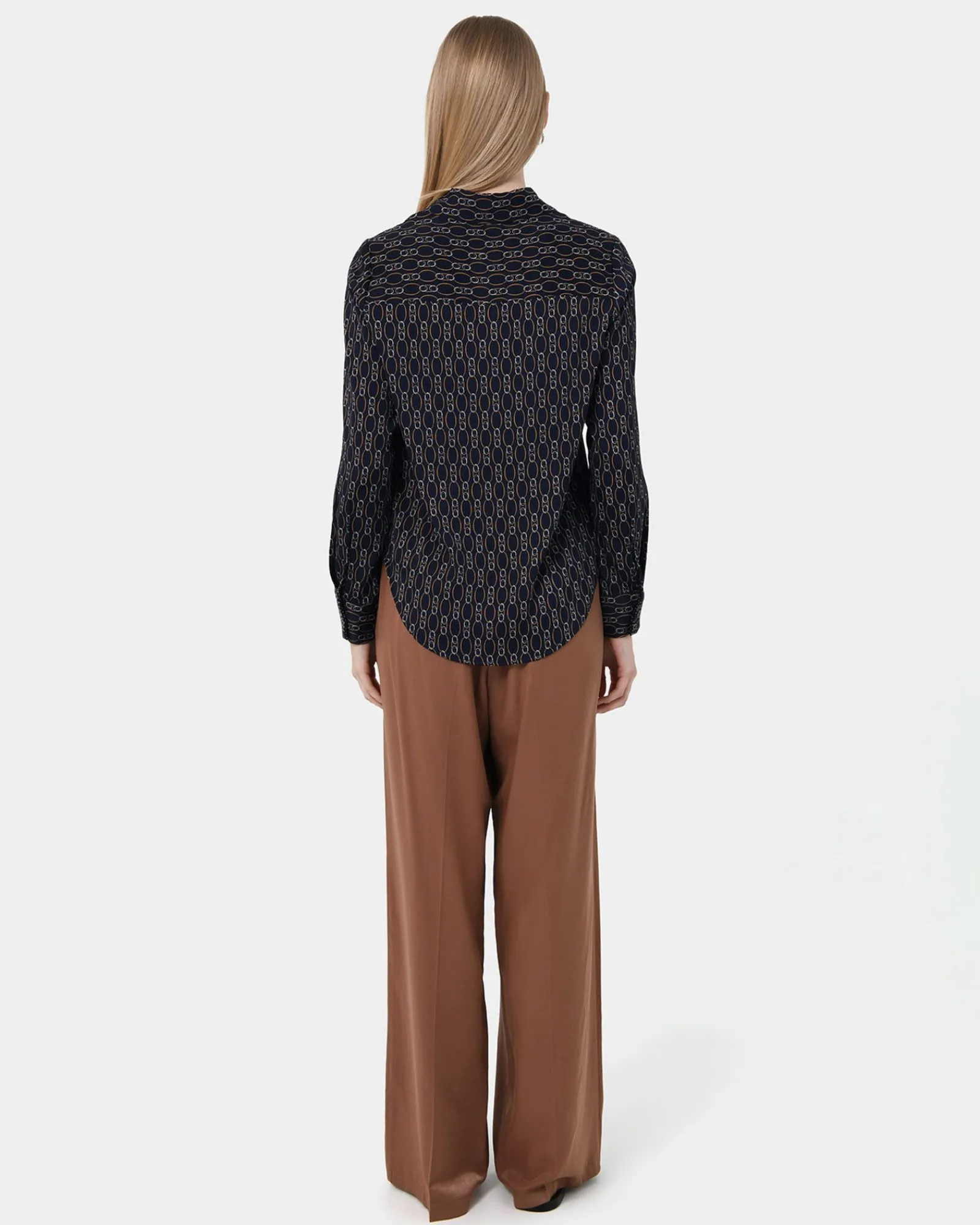 Forcast Freya Chain Print Blouse* T-Shirts & Tops|Long Sleeve Tops