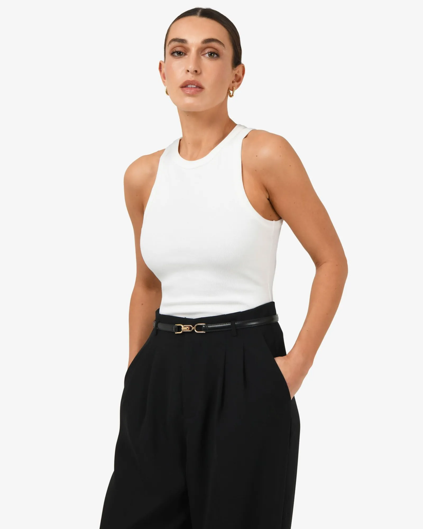 Forcast Gabriela Leather Belt* Belts