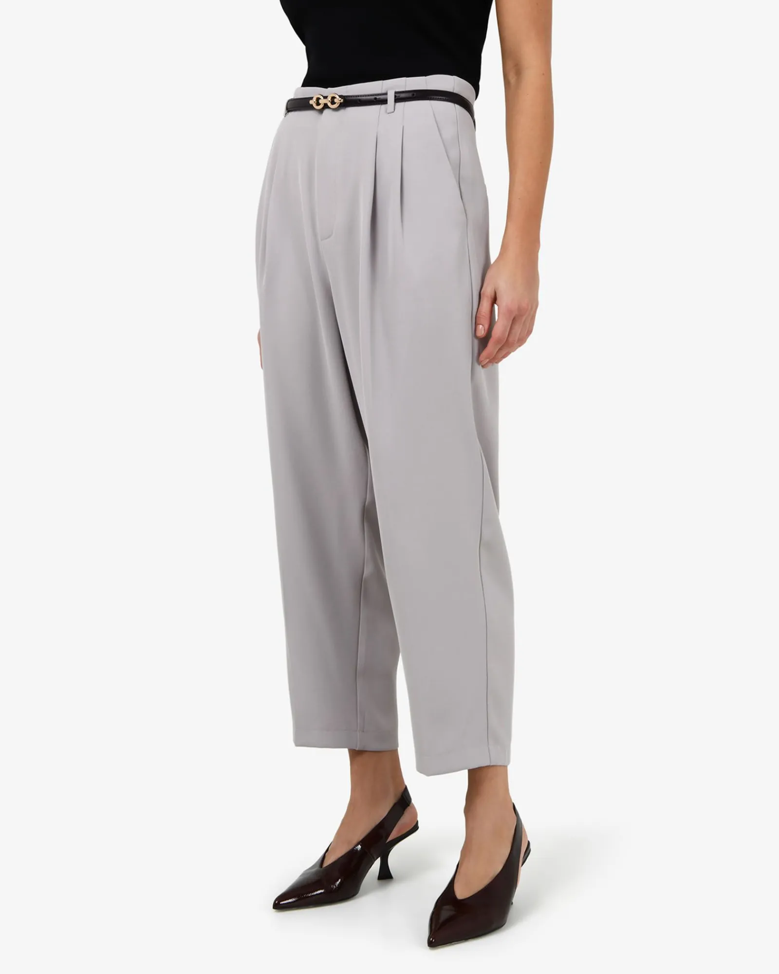 Forcast Ganni Tapered Pants* Cropped Pants|High-Waisted Pants
