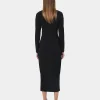 Forcast Giada Twist Knit Glitter Dress* Midi Dresses|Midi Dresses