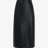Forcast Giselle Panel Pu Skirt* Midi & Maxi Skirts|Work Skirts
