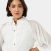 Forcast Giulia Gold Button Blouse* T-Shirts & Tops|Long Sleeve Tops