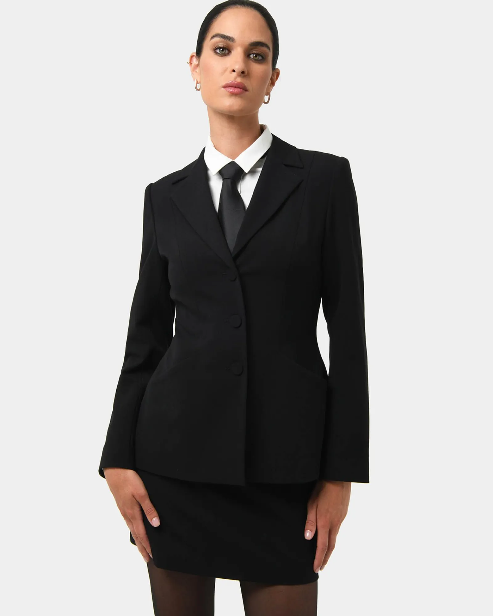 Forcast Gordon Hourglass Blazer* Jackets & Blazers|Matching Sets