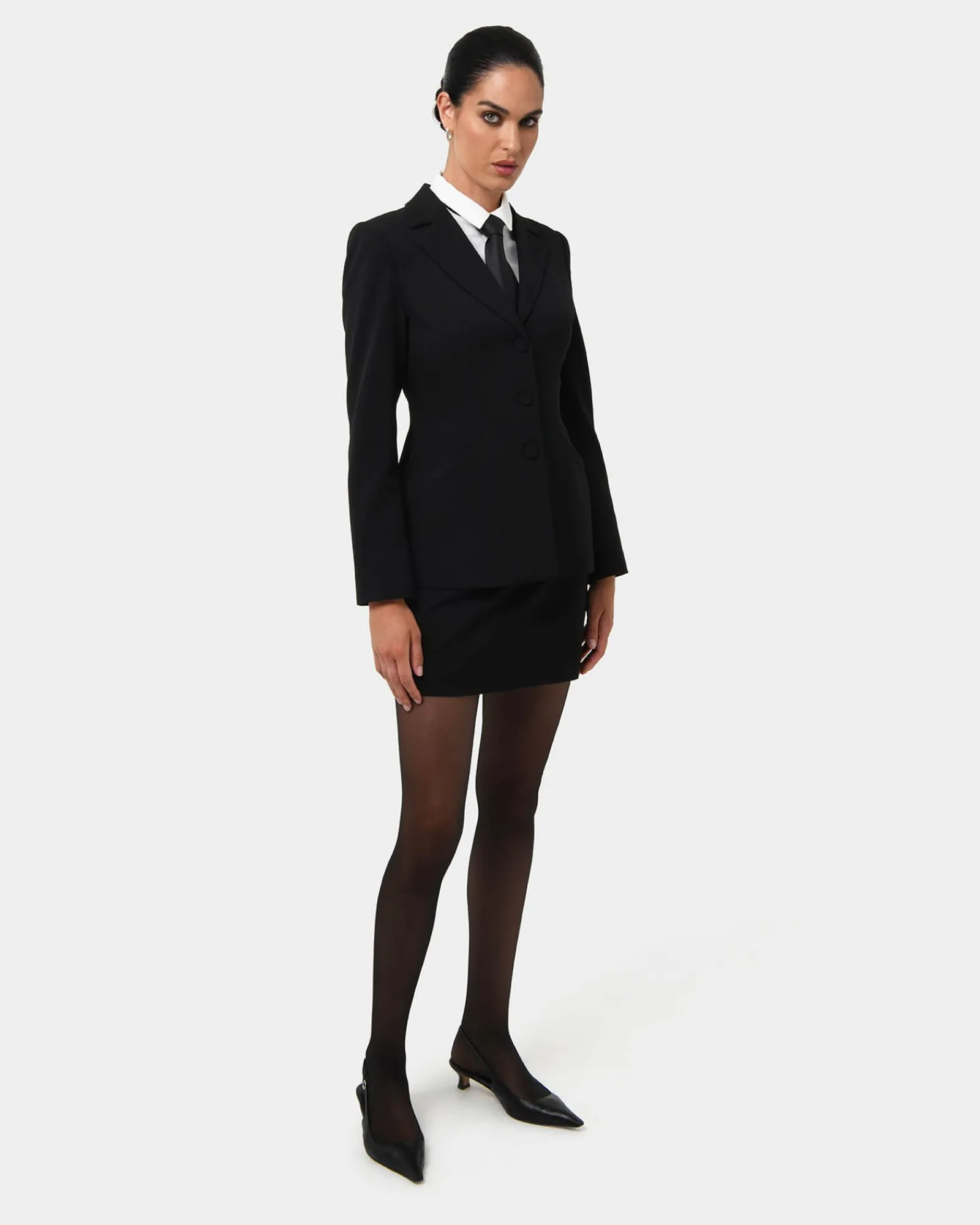 Forcast Gordon Hourglass Blazer* Jackets & Blazers|Matching Sets