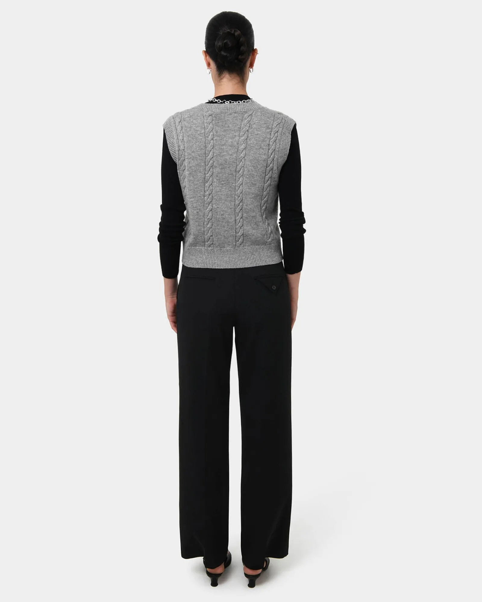 Forcast Gordon Straight Leg Pants* High-Waisted Pants|Straight Leg Pants