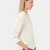 Forcast Hailee 3/4 Sleeve Satin Blouse* Long Sleeve Tops|Shirts & Blouses
