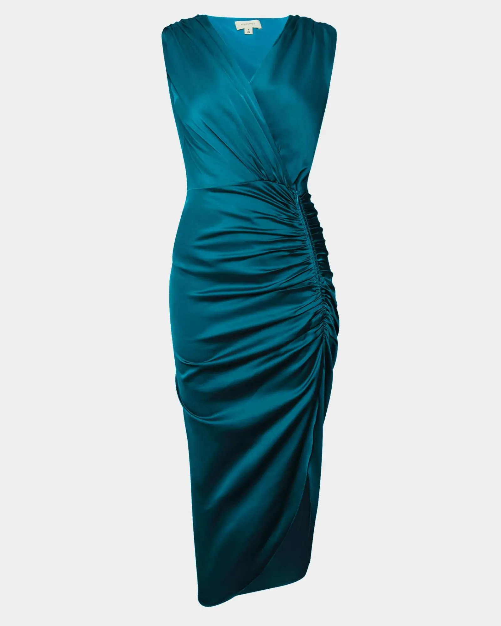 Forcast Hayden Side Ruched Dress* Midi Dresses|Midi Dresses